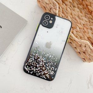 Bling Shining Black Camera Protection iphone case